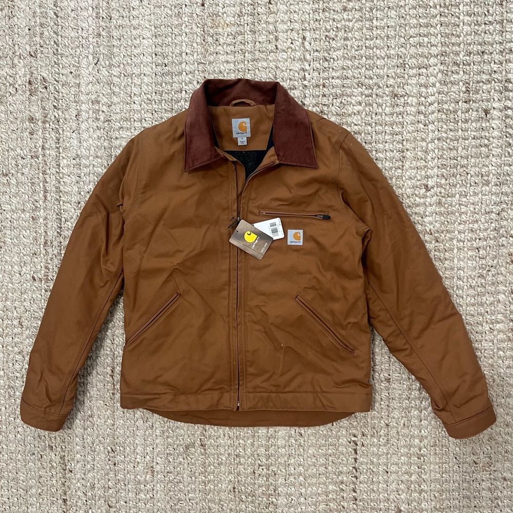 Carhartt Detroit Styled Corduroy Collar Blanket-Lined Workwear Jacket